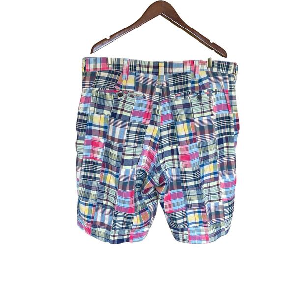 Vintage Old Navy Surplus Patchwork Madras Shorts Men’s 38 - Picture 6 of 7